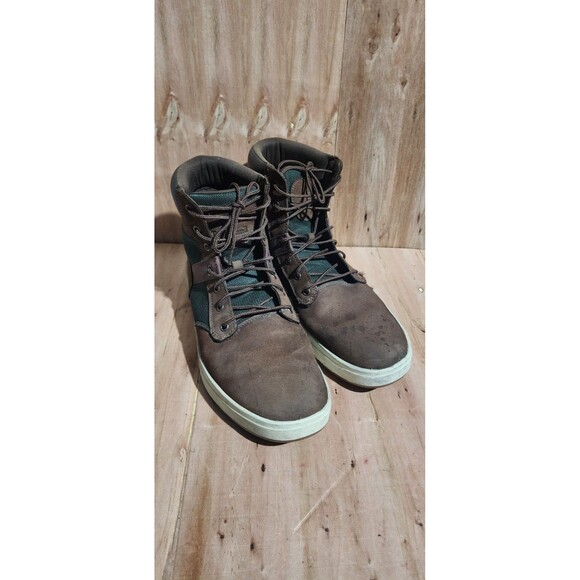 Timberland Men\'s Davis Square Chukka Boot sz 11 Dark Brown Nubuck Lace-up Shoe main image 5